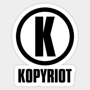 Kopyriot Sticker